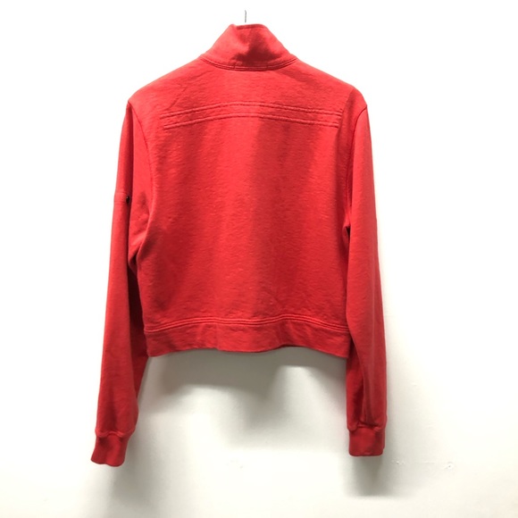 Stone Island Cropped Button Neck Pullover Sweatshirt - Picture 8 of 8
